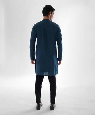 Teal douse kurta set 3