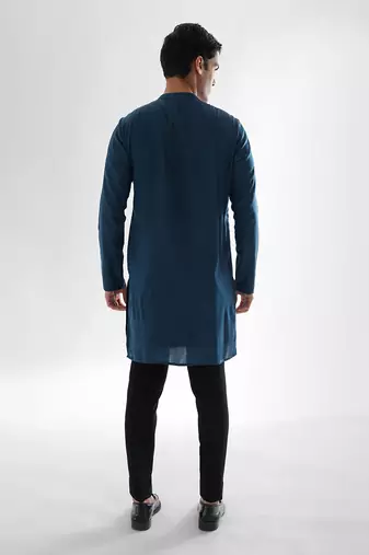 Teal douse kurta set