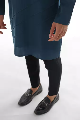 Teal douse kurta set