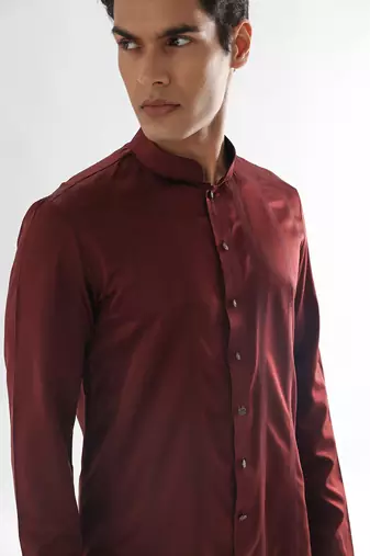 Cadbury brown phlox kurta set