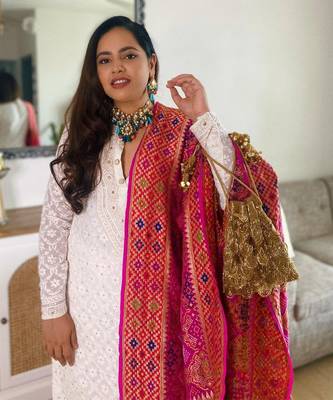Gold suede potli bag 4