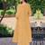 Trendmalls Yellow Cotton Party Wear Kurta Pant with Dupatta Salwar Suit Set
