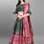Dark Green Colour Jacquard Fabric Festival Designer Lehenga Choli