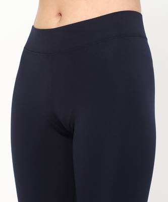 Anushil women polycotton solid stretchable jeggings ankle length non-transparent yogapants 4