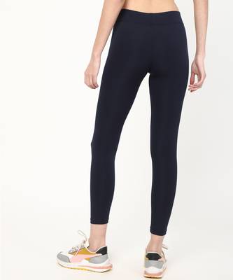 Anushil women polycotton solid stretchable jeggings ankle length non-transparent yogapants 5