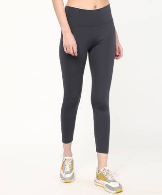 Anushil women polycotton solid stretchable jeggings ankle length non-transparent yogapants 4