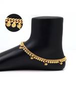 Gold color anklets