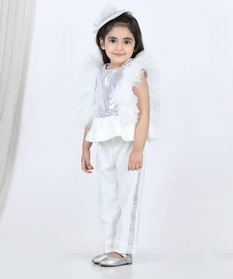 White peplum top and pant 3