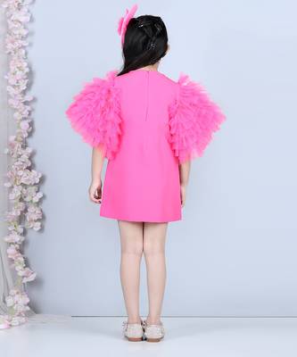 Pink short dress 4