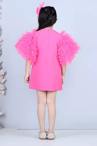 Pink short dress