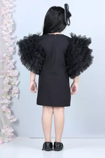 Black short dress