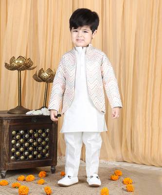 White open coat set 1