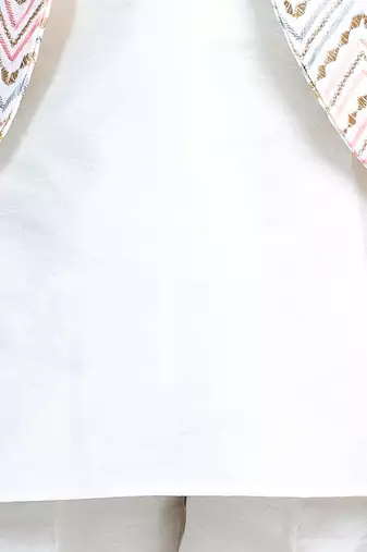 White open coat set