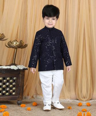 Navy blue coat set 1