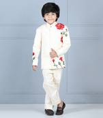 Cream bandh gala set