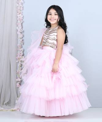 Baby pink skirt set 4
