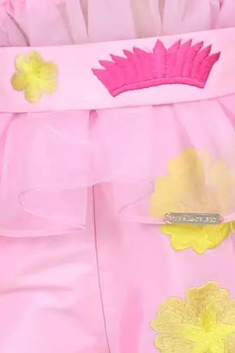 Light pink silk pant set