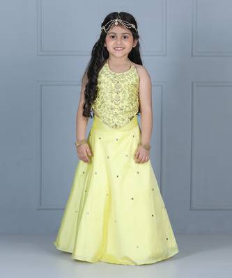 Yellow lehanga set 1