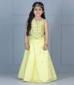 Yellow lehanga set