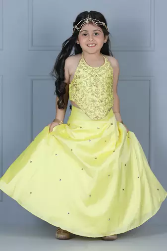 Yellow lehanga set