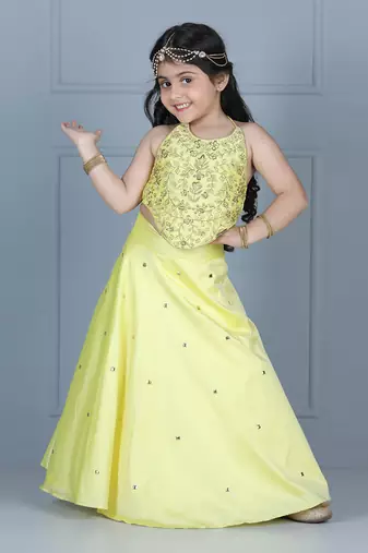Yellow lehanga set