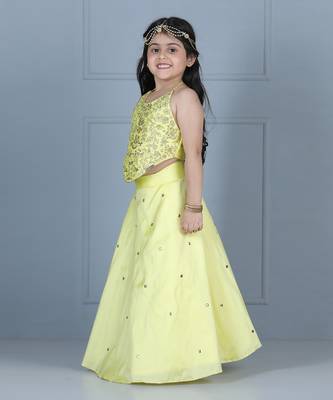 Yellow lehanga set 4