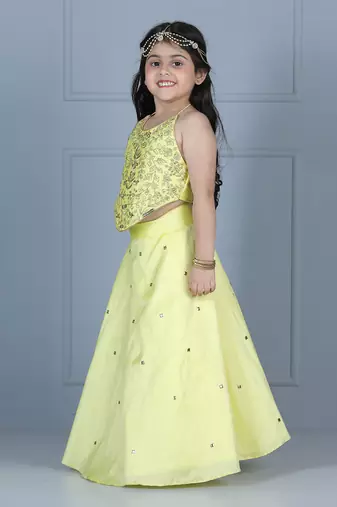 Yellow lehanga set