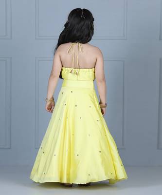 Yellow lehanga set 5