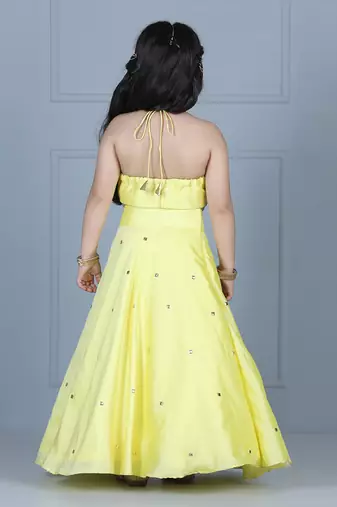 Yellow lehanga set