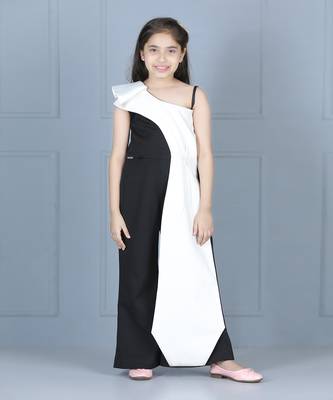 Black flap detailing jumpsuit 1