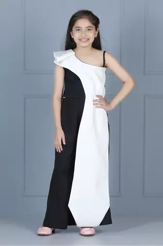 Black flap detailing jumpsuit
