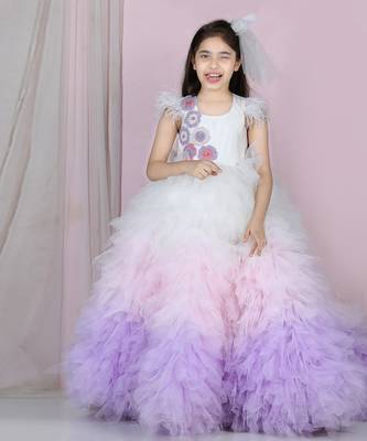 White three color gown 2