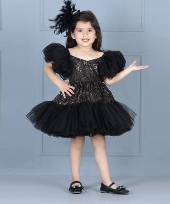 Black sequence dress 2