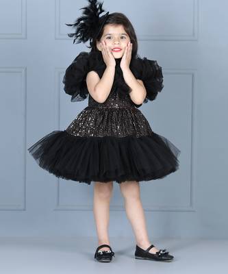 Black sequence dress 3