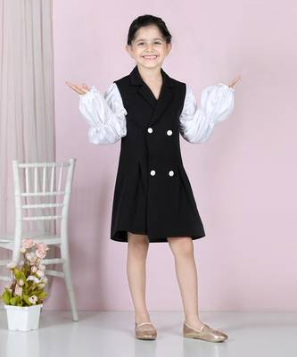 Black coat dress 2
