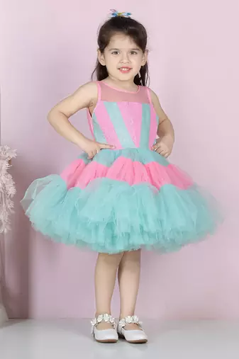 Two color dress