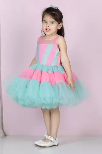 Two color dress