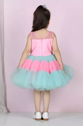 Two color dress