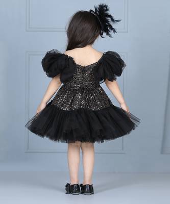 Black sequence dress 5