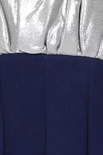 Blue shimmer ampire dress