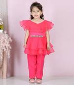 Hotpink top and pant