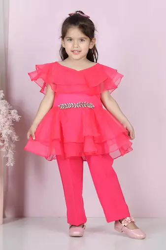 Hotpink top and pant