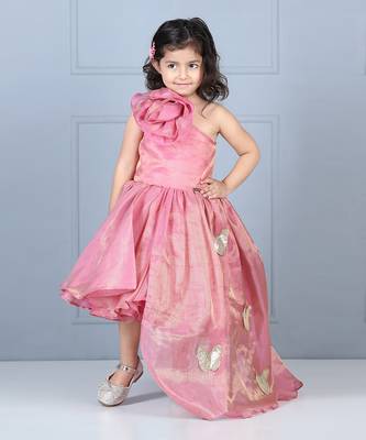 Pink off shoulder dress 2