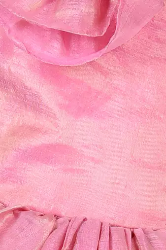 Pink off shoulder dress