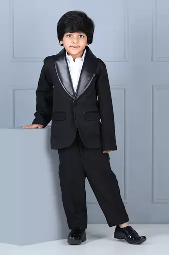Black coat and pant set