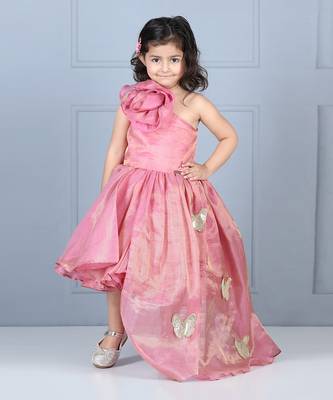 Pink off shoulder dress 5