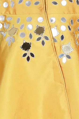 Mustard yellow kurta set