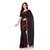 Black woven cotton saree 