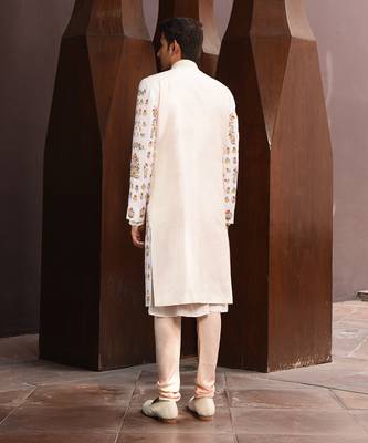 Off white newton sherwani 2