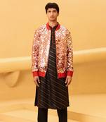 Red wolverine bomber jacket